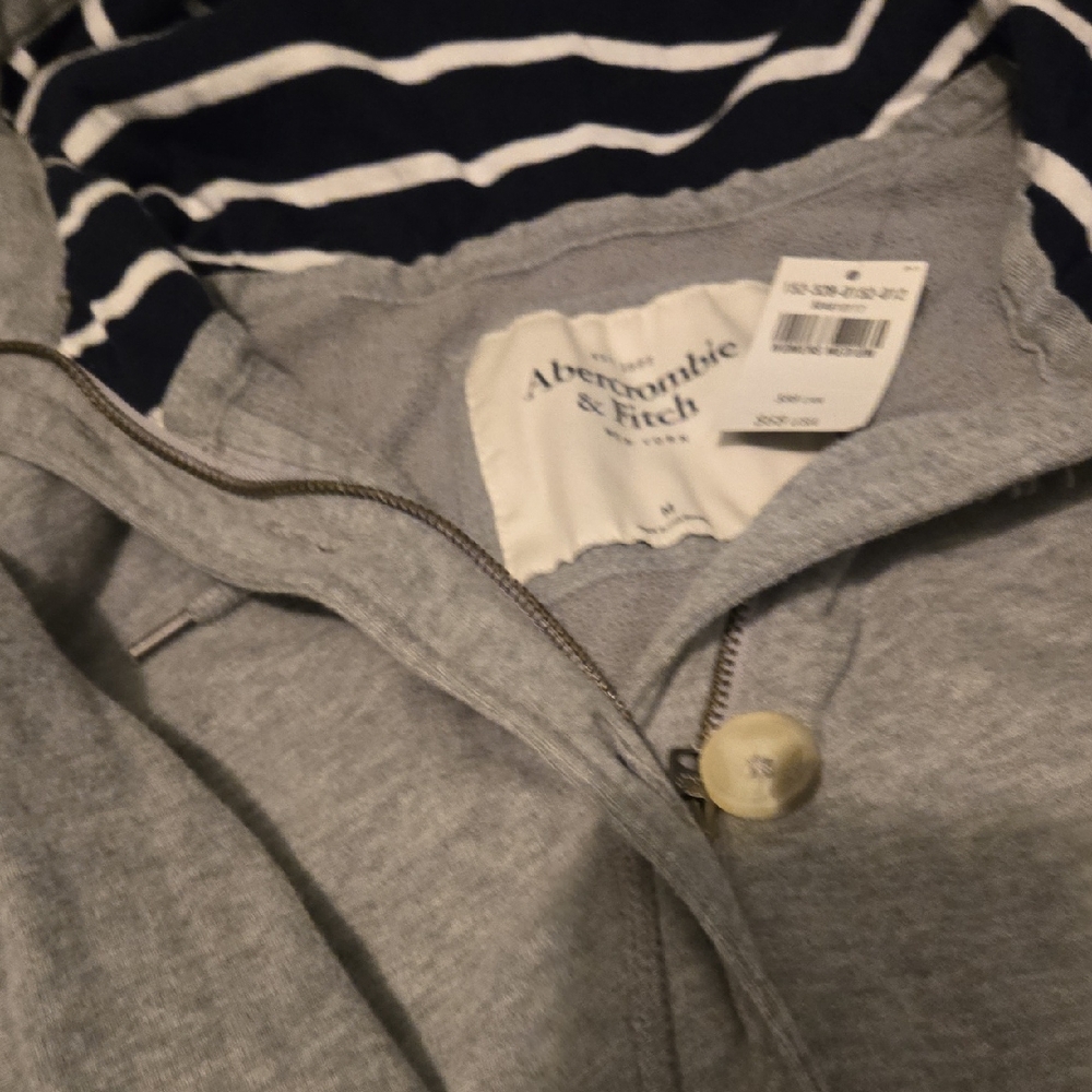 Abercrombie & Fitch Heather Gray Hoodie